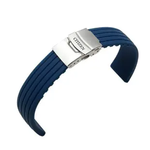 適用CITIZEN 西鐵城矽膠錶帶 藍天使光動能系列通用防水矽膠錶帶 21 22 23 24mm 手錶配件