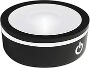 LED Light Base Non-Slip Round Display Stand for 3D Crystal Glass Ball Art with Sensitive Touch Switch,Multiple Colors Display,Holiday Party Decoration. (No Rotating)(Concave Base)