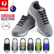 Easy Lazy No Tie Elastic Silicone Shoe Laces Cool Guy Shoelaces Kids Unisex