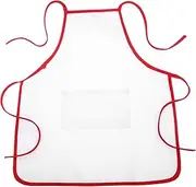 Baluue Cooking Bib with Strap Apron for Preschool Baking Painting Cooking Machine Washable Sized Comfort for Ages