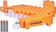NERF Minecraft Pillager's Crossbow, Dart-Blasting Crossbow, Includes 3 Elite Darts, Real Crossbow Action, Pull-Back Priming Handle, Multicolored