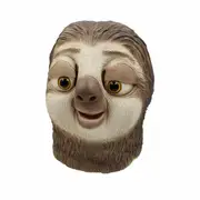 Halloween Latex Mask Full Head Animal Cosplay Costume Zootopia Sloth Props Party