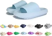 [YAQUEKOU] Bathing Shoes Boys Girls Original Slippers Bathing Slippers Cloudyzz Slippers Cloud Slippers Unisex Children's Home Slippers Non-Slip Mules Summer Garden Flip Flops, 01K, 30/31 EU
