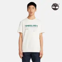 在飛比找蝦皮商城優惠-Timberland 男款復古白有機棉圖案短袖T恤|A2NW