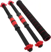 BCOATH 1set Weight Lifting Barbell Clamps and Clips Dumbbell Connector with Foam Handle for Home Gym Strength Training Fitness Accessories Sports Equipment