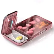 Tablet Cutter Splitter Medicine Pill Holder Case Box Storage Case Drug Container