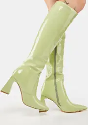 [SIMMI] Green Ricardo Knee-High Boots