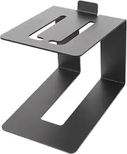 Audio Stand Mount Desktop Computer Desktop Speaker Stand Sound Audio Speaker Stand Clamp- Desk Speaker Stand Table Speaker Stand Adjustable Speakers Stands Standing Metal Black