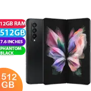 Samsung Galaxy Z Fold 3 5G (512GB, Black) - Refurbished (Excellent)