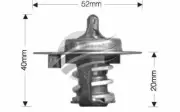 Dayco Thermostat for Mitsubishi Sigma 1984 - 1985 1.6L 4 cyl 8V SOHC Carb GV 4G3 (for: Mitsubishi)