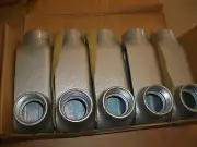 5pc Cooper LR150M Conduit Outlet Body 1 1/2" NEW IN BOX
