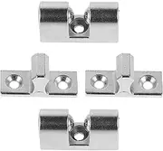 PartyKindom 4PCS Sliding Ball Latches for Range Hood Panel Replacement Fit Glass Panel Hardware Easy Installation Kitchen Appliance Fasteners