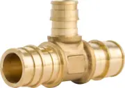 3/4 Inch X 3/4 Inch X 1/2 Inch Expansion Reducing Tee Fitting for PEX-A Pipe