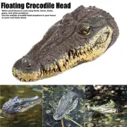 Artificial Crocodile Alligator Head Foam Floating Decoy Garde For Pool Pond