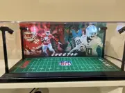 Tyreek Hill Custom 2-card PSA & BGS display case with LED lights - Cheetah