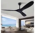 60" Ceiling Fan with Remote Control No Lights,Modern Reversible DC Motor Indoor