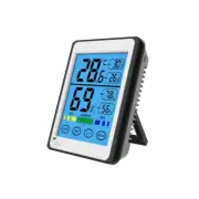 Touch Screen Wireless Digital Thermometer Hygrometer Temperature Humidity Meter