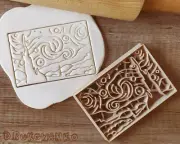 Art Van Gogh Starry Night Cookie Cutter Pastry Fondant Dough - Normal - 11 x 8 c