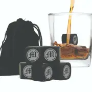 Custom Engraved Whiskey Stone Set - Groomsmen Wedding Gift For Bourbon, Scotch