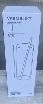 Glass Cocktail Pitcher With A Set Of Glass Stirrers