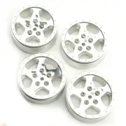 4PC Metal 1.9'' Beadlock Wheel Rims Fit for 1:10 RC Axial SCX10 RC4WD SCX10 CC01