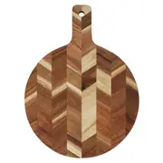Davis & Waddell Herringbone Cutting Board Wooden Cheese Chopping Board 33x40cm