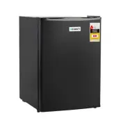 Devanti 70L Portable Mini Bar Fridge - Black pvc Mini Fridges