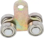 LAPYAPPE Hanging Rail Pulley Sliding Door Track Roller Stainless Steel Construction for Longevity Aesthetics
