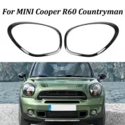 Pair Headlamp Headlight Trim Cover Ring For MINI R60 Cooper Countryman 2011-2016 (for: Mini)