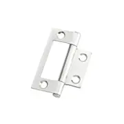 Lane 50 x 40 x 1.2mm Zinc Plated Fixed Pin Non Mortise Hinge
