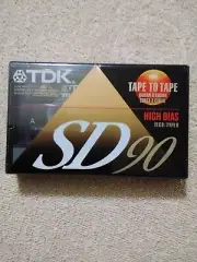 TDK SD90 High Bias Blank Single Cassette Tape New Unopened