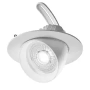 Delessi 38W LED Tri-Colour Round Gimble Shop Light - Tri-Colour