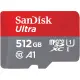 【SanDisk 晟碟】512GB microSDXC Ultra 150MB/s SDXC U1 A1 記憶卡