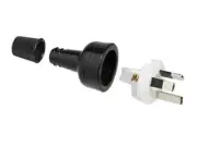 HPM 10A Plug Top Rear Entry - Black / Grey