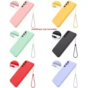 Slim Fit Silicone Case with Lanyard for Samsung Galaxy A35 5G - Sleek & Modern
