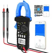 Bluetooth Digital Clamp Meter Multimeter True RMS AC DC Volt Amp NCV Measurement