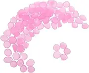 400pcs Glow in The Dark Rocks: Aquarium Glow Stones - Luminous Garden Pebbles in Violet for Fish Tank Yard Sidewalks Patio Landscape Flower Pot
