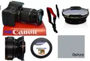58MM HD3 HD WIDE ANGLE LENS + MACRO LENS FOR Canon EF-S 55-250mm f/4-5.6 IS STM