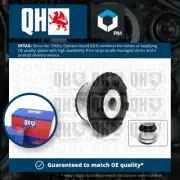 Axle Beam Mount fits PEUGEOT 508 Mk1 2.2D Rear 10 to 18 4HL(DW12C) Suspension QH