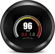 Daseeme Car HUD Display, OBD+GPS Head Up Display High Definition Safe Driving Computer Car Diagnostic Tool OBD Fault Code Elimination Overspeed Fault Alarm for All Vehicles