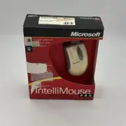 Vintage Microsoft IntelliMouse PRO Optical Wheel Mouse - Windows 95 & NT - New