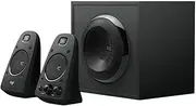 [Logitech] Z623 THX 2.1 Speaker System with Subwoofer, THX Certified Audio, 400 Watts Peak Power, Deep Bass, Multi Device, 3.5mm & RCA Inputs, EU Plug, PC/PS4/Xbox/DVD Player/TV/Smartphone/Tablet