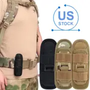 Nylon LED Flashlight Torch Holster Holder Belt Case Bag Pouch Outdoor Hunting US