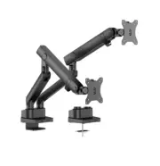 Brateck LDT84-C024-B DUAL SCREEN SLIM HEAVY-DUTY MECHANICAL SPRING MONITOR ARM B