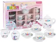 Unicorn Porcelain Tea Party Set 13-piece tea set