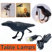 E14 Raven Lamp Crow Light Novelty Bird Wall Desk Table Lamp Home Hotel Decor AU