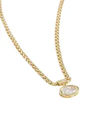 Shashi Bezel Solitaire Necklace, 16.25