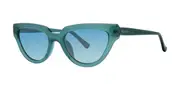 Kensie Justify Polarized Shamrock Women’s Sunglasses Green Size 52