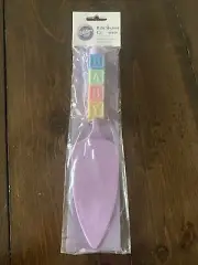 Wilton Baby Blocks Cake Server Boy Girl Shower Party Supplies Spatula New