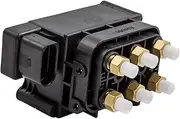 1pcs Air Ride Suspension Solenoid Valve Block Compatible For Q7 4L 2006 2007 2008 2009 2010 2011 2012 2013 2014 2015